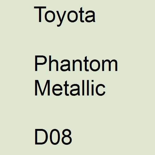 Toyota, Phantom Metallic, D08.